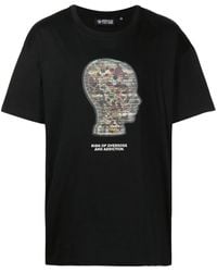 Mostly Heard Rarely Seen - Graphic-Print Stretch-Cotton T-Shirt - Lyst