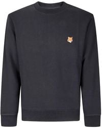 Maison Kitsuné - Sudadera con motivo Fox Head - Lyst