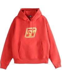 Stussy - Front-Graphic Hoodie - Lyst