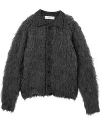 Toga - Shaggy-Knit Cardigan - Lyst