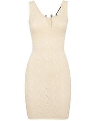 Philipp Plein - Minikleid Mit Monogramm-Print - Lyst