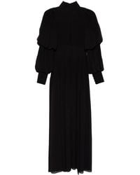 Saiid Kobeisy - Pleated Midi Dress - Lyst