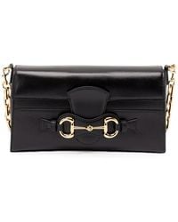 Gucci - Horsebit Ristretto Medium Shoulder Bag - Lyst