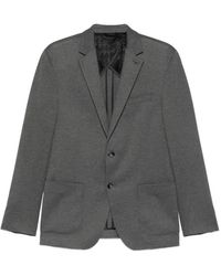 KARL LAGERFELD - Melange-Effect Single-Breasted Blazer - Lyst