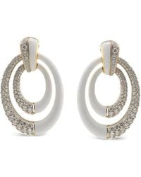 David Webb - Persephone Diamond And Enamel Earrings - Lyst