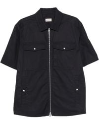 Moncler - Zip-Up Short-Sleeve Overshirt - Lyst
