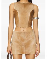 ZUT - Calf-Hair Panelled Top - Lyst