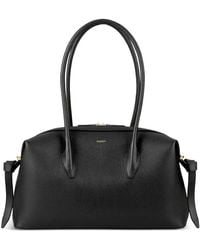 Yuzefi - Brioche Pebble-Grain Leather Shoulder Bag - Lyst