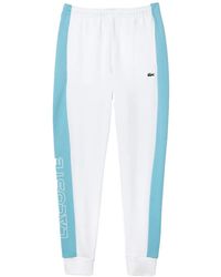 Lacoste - Logo-Embroidered Colourblock Track Pants - Lyst