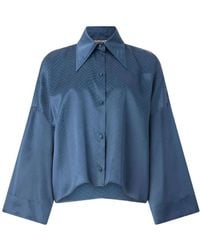 Roberto Cavalli - Camicia Con Stampa Effetto Pelle Di Serpente - Lyst