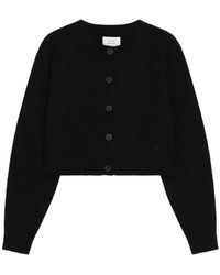 Loulou de Saison - Heike Cropped Cashmere Cardigan - Lyst