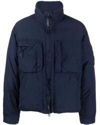 C.P. Company - Zip-up Padded Down Jacket - Lyst