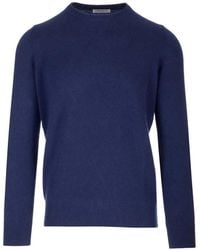 Al Duca d'Aosta - Ribbed-Trim Cashmere Sweater - Lyst