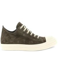 Rick Owens - Suède Low-Top Sneakers - Lyst