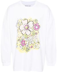 Martine Rose - Festival Flower Cotton T-shirt - Lyst