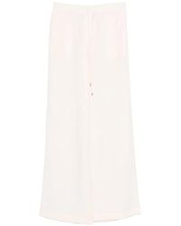 BOSS - Drawstring-Waist Palazzo Pants - Lyst