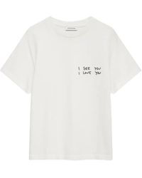 Anine Bing - Shelley Short-Sleeve T-Shirt - Lyst