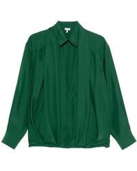 Loewe - Silk Draped Shirt - Lyst