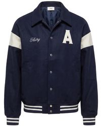 Autry - Logo-Patch Panelled Jacket - Lyst