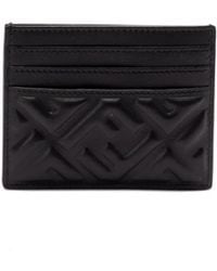 Fendi - Baguette Leather Card Case - Lyst