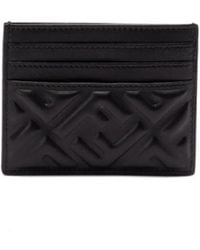 Fendi - Baguette Leather Card Case - Lyst