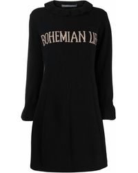 Alberta Ferretti - Bohemian Life Intarsia-Knit Dress - Lyst
