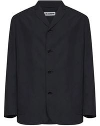 Jil Sander - Chaqueta Estilo Boxy Con Botones - Lyst
