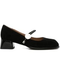 Linda Baumann - Button-Embellishment Pumps - Lyst
