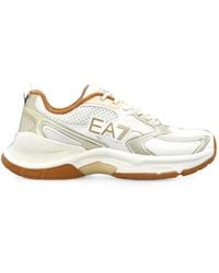 EA7 - Sneakers Mit Logo-Patch - Lyst