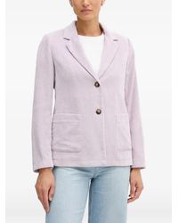 Benetton - Corduroy Buttoned Top - Lyst