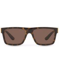Dolce & Gabbana - Square-frame Tortoiseshell-effect Sunglasses - Lyst