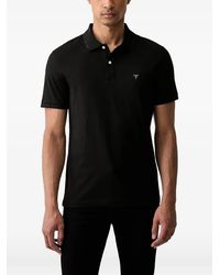 Guess - Logo-Print Short-Sleeve Polo Shirt - Lyst