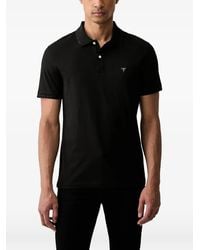 Guess - Logo-Print Short-Sleeve Polo Shirt - Lyst