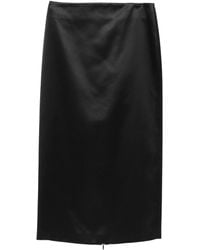 The Row Balmira Skirt in Gray | Lyst