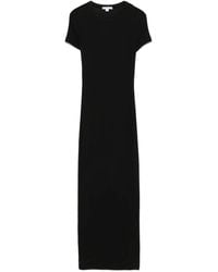James Perse - Geribbelde Midi-Jurk - Lyst