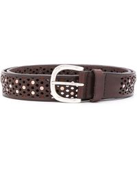 Orciani Ceinture Bull Soft - Rouge