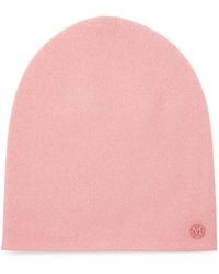 Maison Michel - Loli Logo-Plaque Cashmere Beanie - Lyst
