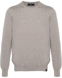 Fay - Round-Neck Virgin Wool Sweater - Lyst