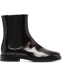 Maison Margiela - Tabi Leather Chelsea Boots - Lyst