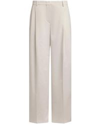 12 STOREEZ - Pleated Wide-Leg Trousers - Lyst