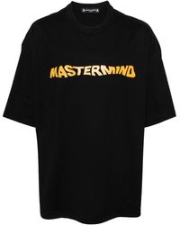 Mastermind Japan - Katoenen T-shirt Met Handschrift Print - Lyst