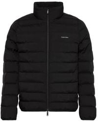 Calvin Klein - Quilted Logo-Print Jacket - Lyst