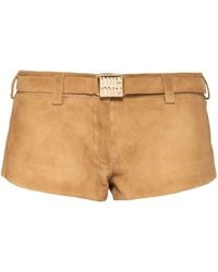 Miu Miu - Shorts Con Cintura - Lyst