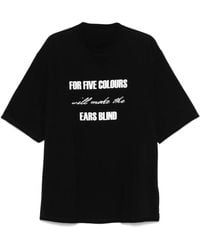 Undercover - T-Shirt Met Tekst - Lyst