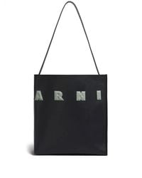 Marni - Sac Porté Épaule À Logo Appliqué - Lyst