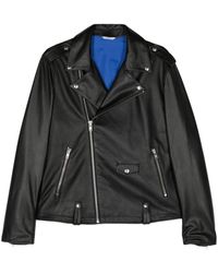 Manuel Ritz - Zip-up Leather Jacket - Lyst