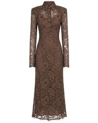 ROWEN ROSE - Robe Longue À Col V - Lyst