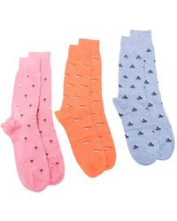 Paul Smith - Summer Novelty Patterned Socks (Set Of Three) - Lyst