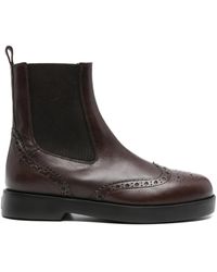 Agl Attilio Giusti Leombruni - Bottines À Empiècements Élastiqués - Lyst