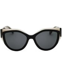 Ferragamo Eyewear - Lunettes De Soleil À Monture Papillon - Lyst